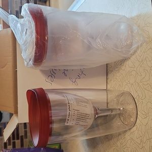 Floating wine glasses